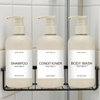 botellas de pl&aacute;stico modernas biodegradables de la bomba de la loci&oacute;n del champ&uacute; de la crema del jab&oacute;n de la ducha de la paja del trigo 250ml
