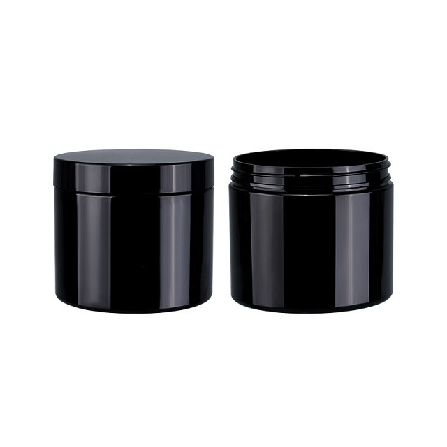 Aangepaste ronde zwarte plastic potten