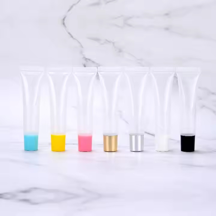 Leere Quetschtuben mit individuellem Logo f&uuml;r Lipgloss, Lippen&ouml;l und Kosmetika