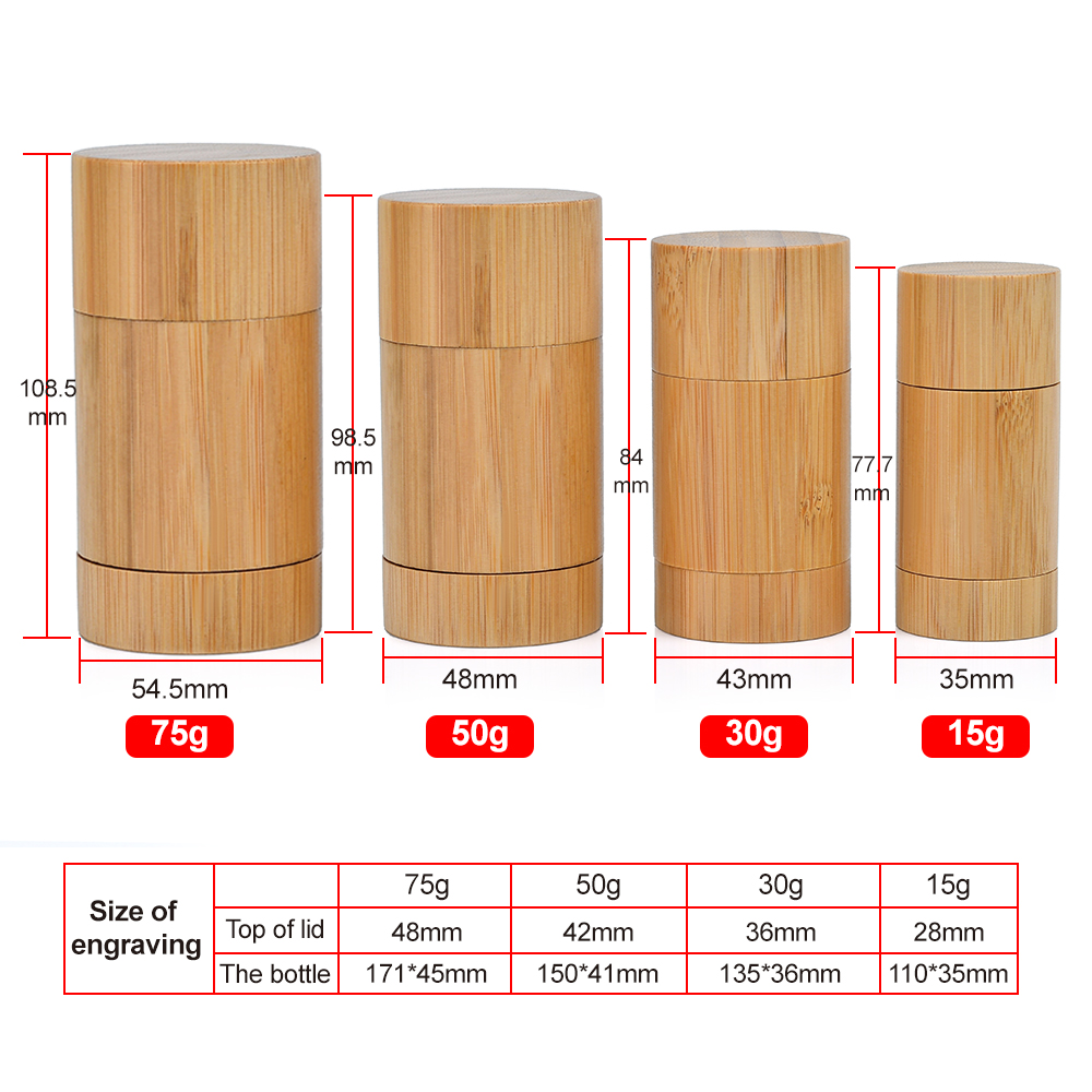 Ống khử m&ugrave;i tre Round Twist up Salve