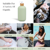 Green HDPE 200ml 260ml 300ml 400ml 800ml 16oz Bao b&igrave; mỹ phẩm mềm Sữa dưỡng thể Chai dầu gội bằng nhựa Hộp đựng dầu xả