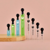 Bouchon &agrave; bille personnalis&eacute; de 0.5ml, 1ml, 2ml, 3ml, Mini Tube en verre, flacon de parfum, Tube &agrave; essai, bouteille avec bouchon &agrave; bille