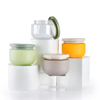 Groene knijpplastic shampoofles