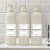 botellas de pl&aacute;stico modernas biodegradables de la bomba de la loci&oacute;n del champ&uacute; de la crema del jab&oacute;n de la ducha de la paja del trigo 250ml