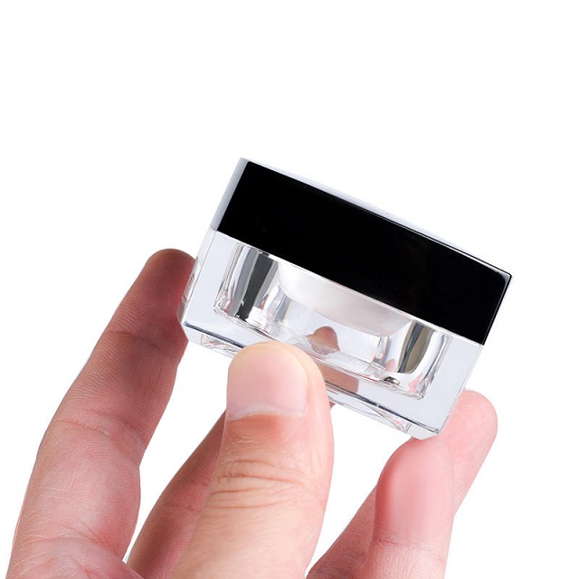 빈 럭셔리 사각 아크릴 화장품 포장 5g 10g 15g 30g 50g