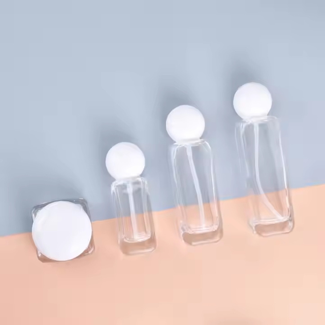 유리 화장품 크림 로션 병