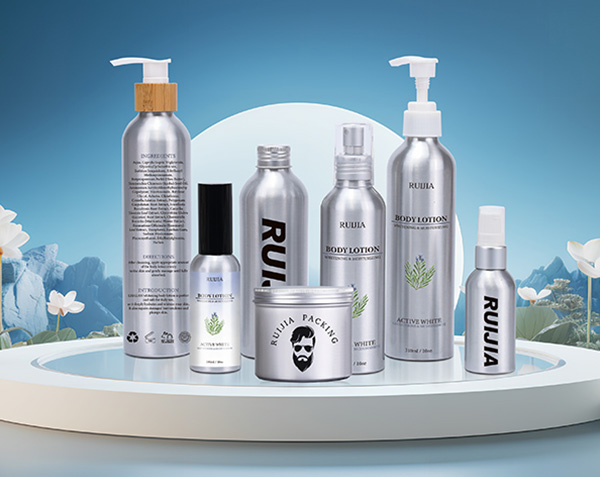 Conjunto de productos de aluminio.