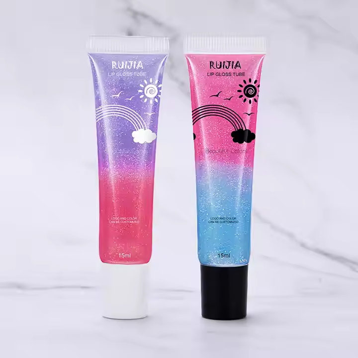 Leere Quetschtuben mit individuellem Logo f&uuml;r Lipgloss, Lippen&ouml;l und Kosmetika