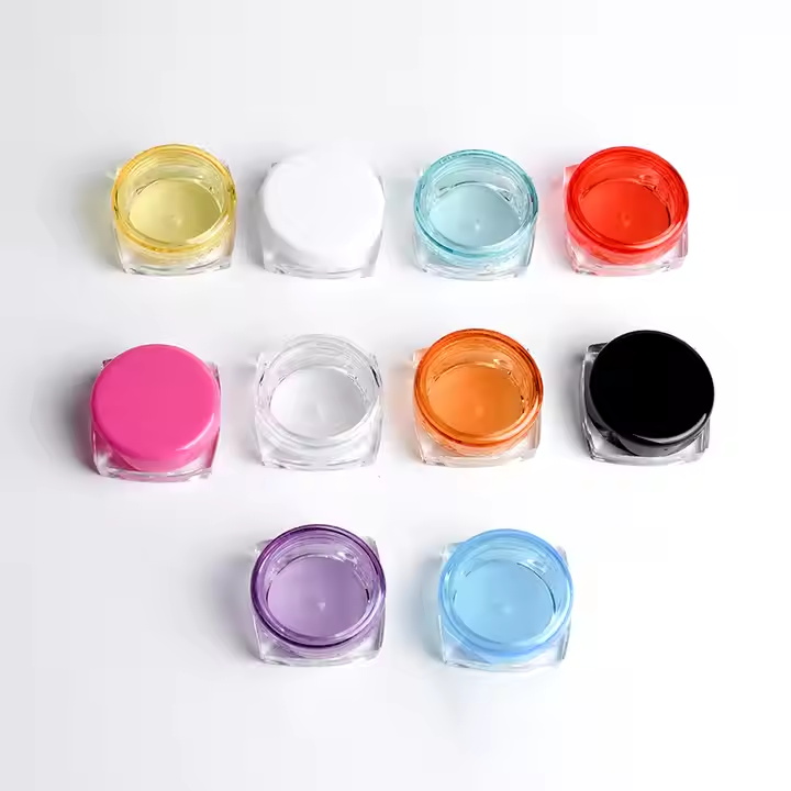 旅行用プラスチックPS化粧品アイクリームジャーフェイスクリーム容器