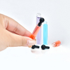 Bouchon &agrave; bille personnalis&eacute; de 0.5ml, 1ml, 2ml, 3ml, Mini Tube en verre, flacon de parfum, Tube &agrave; essai, bouteille avec bouchon &agrave; bille