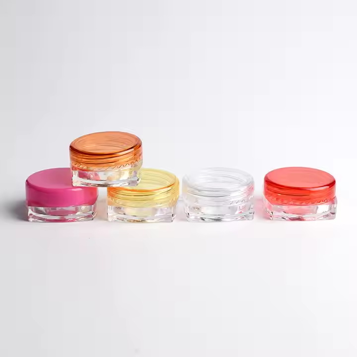 旅行用プラスチックPS化粧品アイクリームジャーフェイスクリーム容器