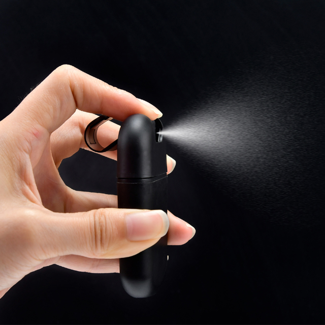 Kunststoff schwarz 20 ml Nachf&uuml;llparf&uuml;mflasche Kreditkarte Zerst&auml;uber Spr&uuml;hflasche