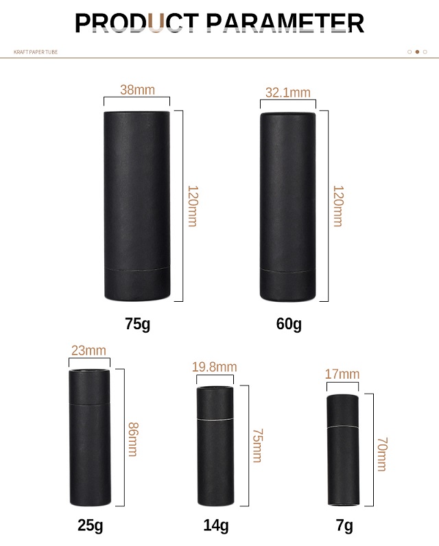 Op maat gemaakte push-up deodoranttubes