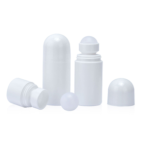 Luxuri&ouml;ser leerer runder 50-ml-&Ouml;lroller aus Kunststoff mit Deodorant-Beh&auml;lter, Verpackung, Roll-on-Deodorant-Flasche