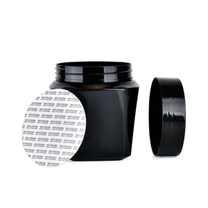 Neues Design, Kunststoff-K&ouml;rpersp&uuml;lung, 500 g, hochwertige Hautpflegecreme, Gesichtsmaske, Creme, Kunststoffdose mit Schraubverschluss