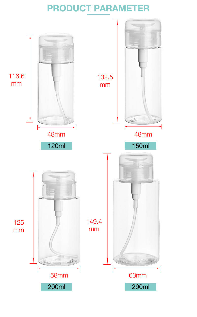 chai nhựa tẩy trang toner