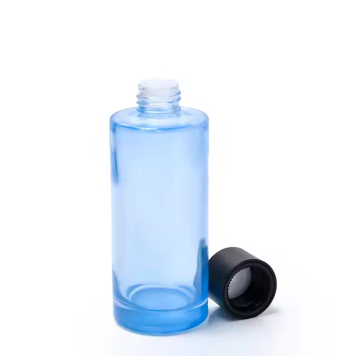 Hautpflege-Glasflasche