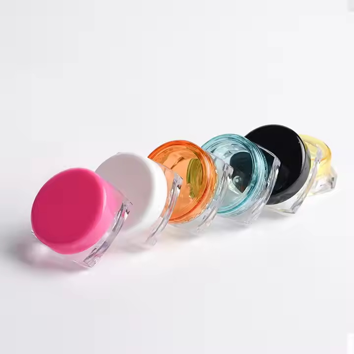 旅行用プラスチックPS化粧品アイクリームジャーフェイスクリーム容器