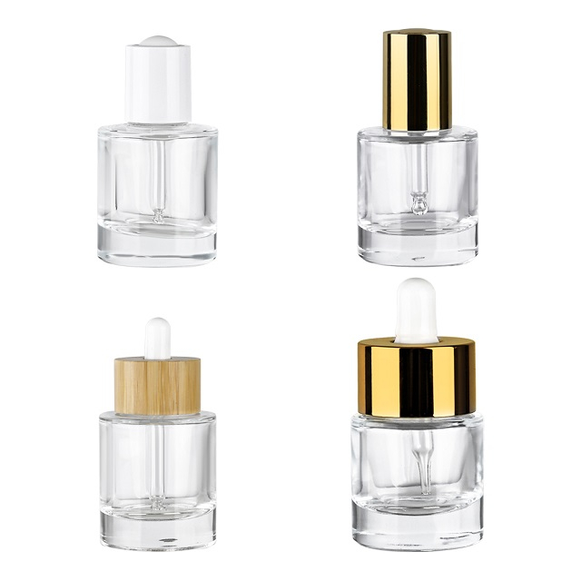 Leere kosmetische 1 Unze 2 Unzen 30 ml 60 ml klare Hautpflege Parf&uuml;m Serum Haar &auml;therisches &Ouml;l Dropper Glasflasche