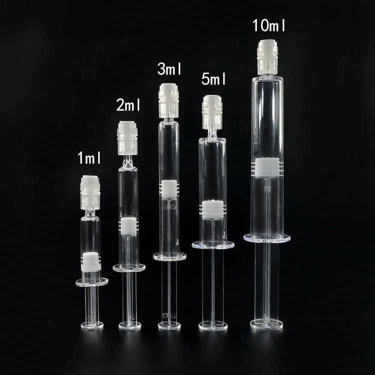 Bouteille de seringue cosm&eacute;tique vide
