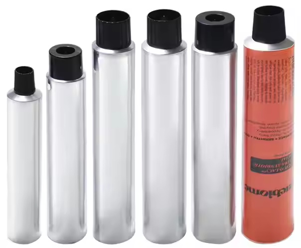 Tubo cosm&eacute;tico de aluminio personalizado