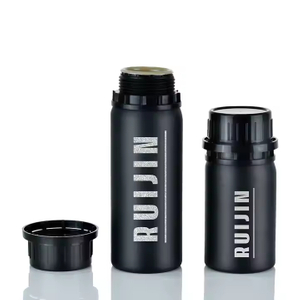 Bouteilles d'huile essentielle en aluminium noir