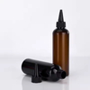 Botella de aceite para el cabello con aplicador exprimidor y tapa superior giratoria de pl&aacute;stico