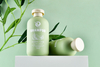 Plastic shampoofles met bamboe deksel