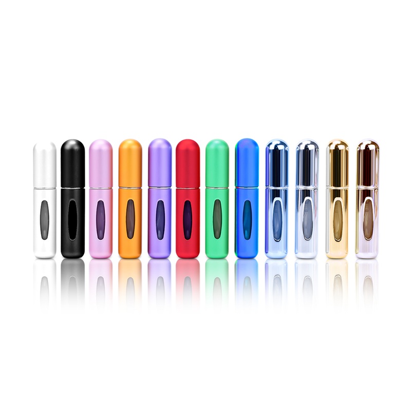 เติมปั๊ม 5ml 8ml น้ำหอมแบบพกพา Atomizer ขวด Travel Mini ขวดน้ำหอมรีฟิล