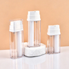 B&aacute;n Trống Đ&ocirc;i Ống 2 Trong 1 Buồng K&eacute;p Mặt Kem Dưỡng Mắt Serum Nhựa Đựng Mỹ Phẩm Kh&ocirc;ng C&oacute; Kh&ocirc;ng Kh&iacute; Bơm Chai