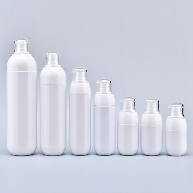 화이트 PET 펌프 스프레이 병 50ml 60ml 80ml 100ml 200ml 300ml 에센스 로션 토너 스킨 케어 파인 미스트 화장품 스프레이 병