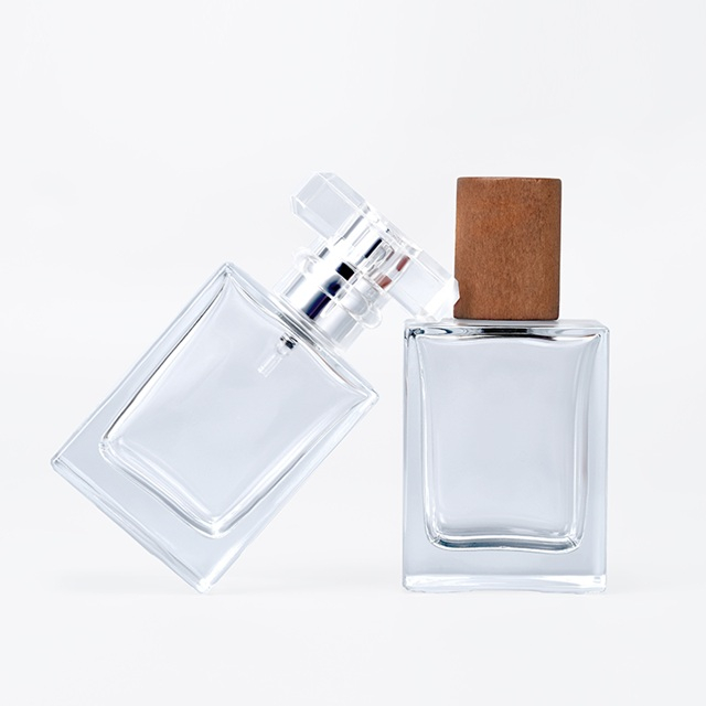 Xịt nước hoa c&oacute; m&ugrave;i thơm t&ugrave;y chỉnh trong suốt 30ml 50ml Chai xịt nước hoa thủy tinh 60ml