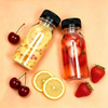 60ml 120ml 250ml ขวดน้ำผลไม้เครื่องดื่มพลาสติก PET สแควร์เครื่องดื่ม PET โปร่งใสขวดน้ำพลาสติกพร้อมฝาปิด