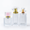 Xịt nước hoa c&oacute; m&ugrave;i thơm t&ugrave;y chỉnh trong suốt 30ml 50ml Chai xịt nước hoa thủy tinh 60ml