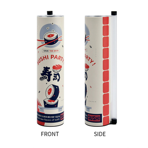 T&ugrave;y chỉnh in thực phẩm th&acirc;n thiện với m&ocirc;i trường Sushi Push Pop Paper Tube Xi lanh Giấy Canister Bao b&igrave; Sushi