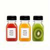 60ml 120ml 250ml ขวดน้ำผลไม้เครื่องดื่มพลาสติก PET สแควร์เครื่องดื่ม PET โปร่งใสขวดน้ำพลาสติกพร้อมฝาปิด