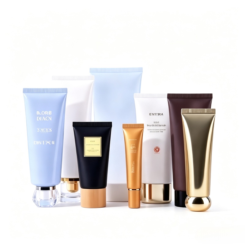 Tubo de pl&aacute;stico cosm&eacute;tico con logotipo de impresi&oacute;n personalizado, 30ml, 50ml, 100ml, 200ml, crema de manos, crema solar, tubo de compresi&oacute;n suave